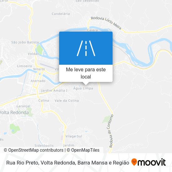 Rua Rio Preto mapa