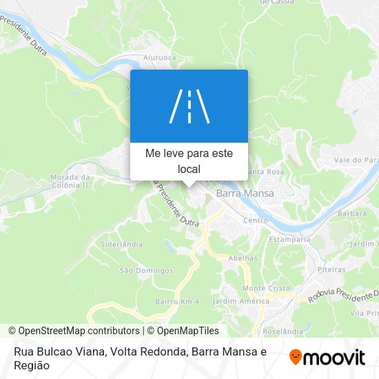 Rua Bulcao Viana mapa