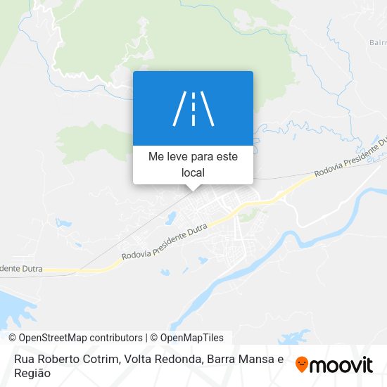 Rua Roberto Cotrim mapa