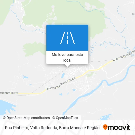 Rua Pinheiro mapa