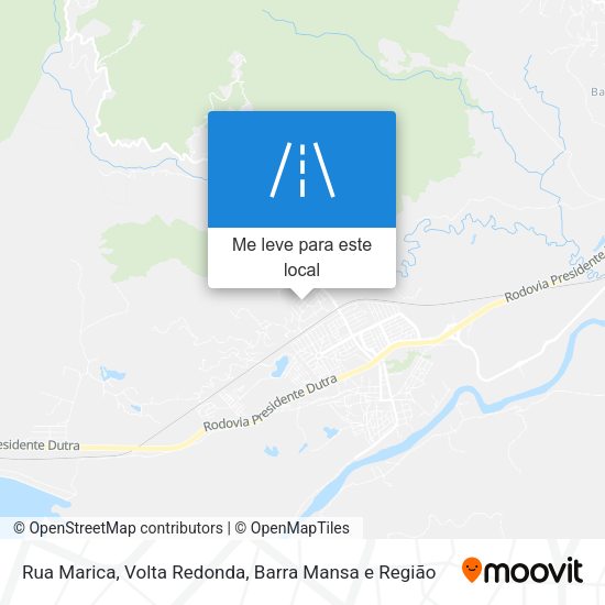 Rua Marica mapa