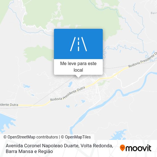 Avenida Coronel Napoleao Duarte mapa