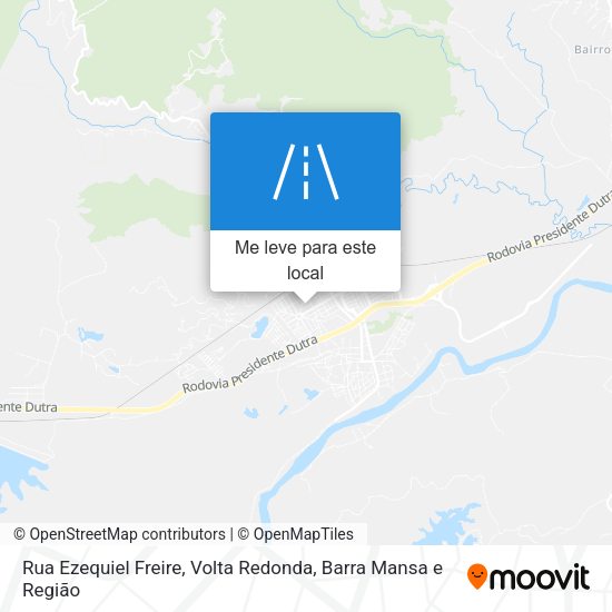 Rua Ezequiel Freire mapa