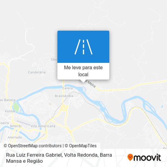 Rua Luiz Ferreira Gabriel mapa