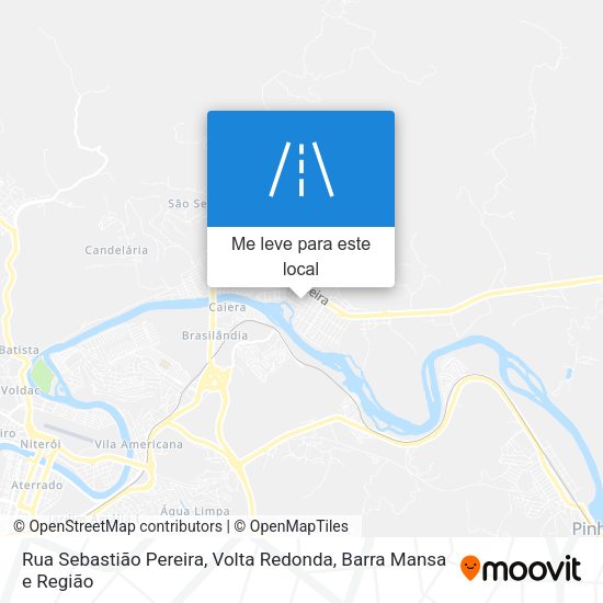 Rua Sebastião Pereira mapa