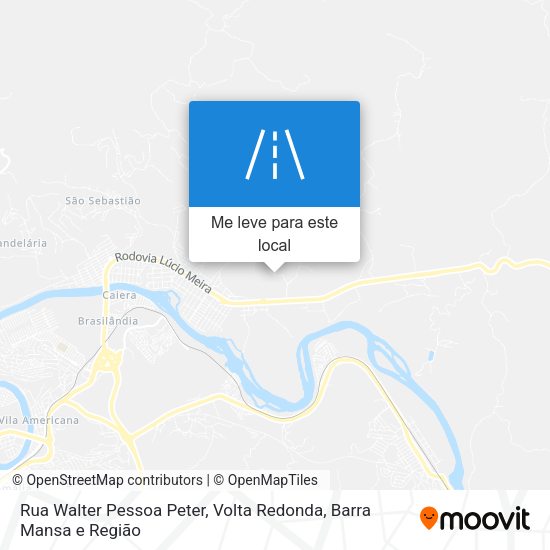 Rua Walter Pessoa Peter mapa