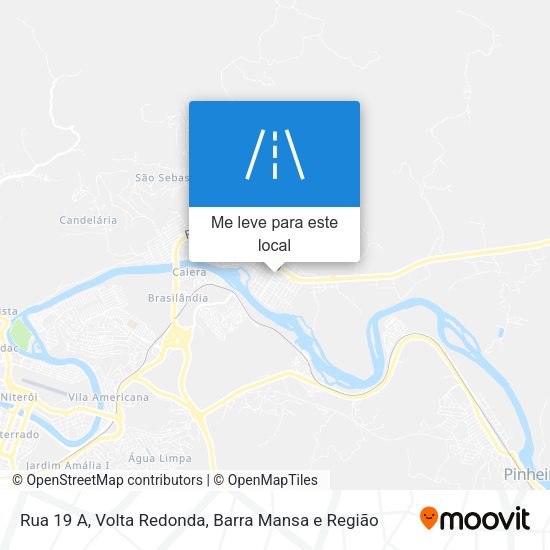 Rua 19 A mapa