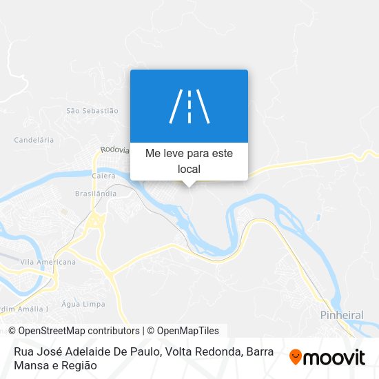 Rua José Adelaide De Paulo mapa