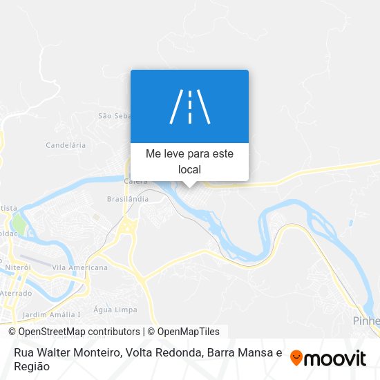 Rua Walter Monteiro mapa