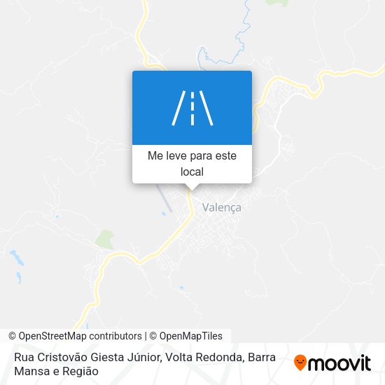 Rua Cristovão Giesta Júnior mapa