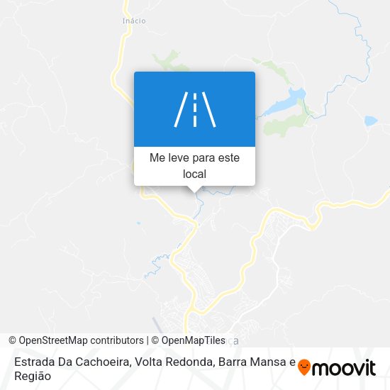 Estrada Da Cachoeira mapa
