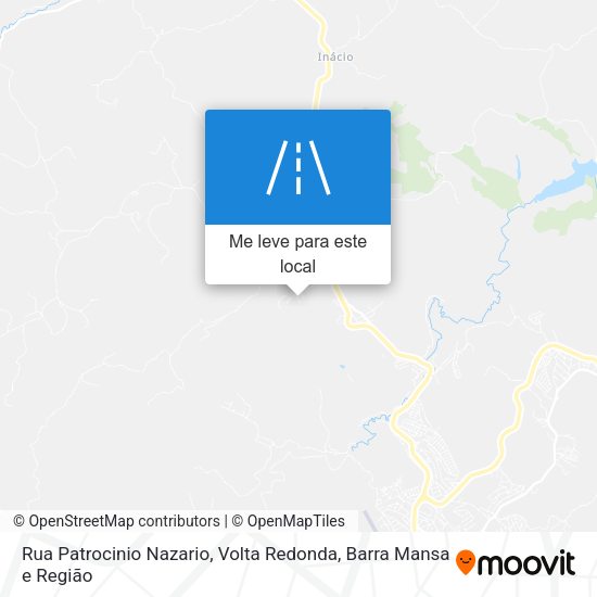 Rua Patrocinio Nazario mapa