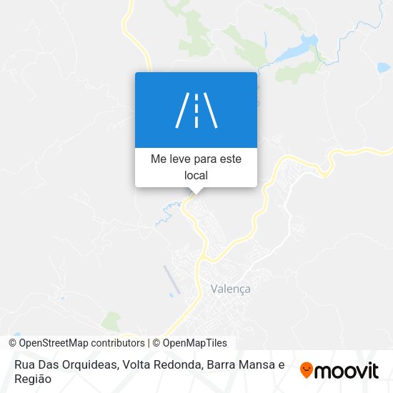 Rua Das Orquideas mapa