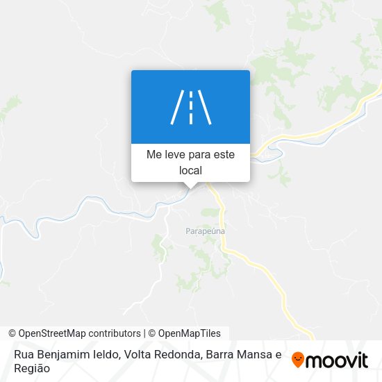 Rua Benjamim Ieldo mapa