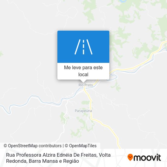 Rua Professora Alzira Ednéia De Freitas mapa