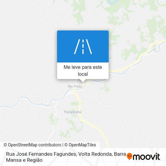 Rua José Fernandes Fagundes mapa