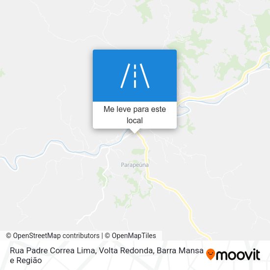 Rua Padre Correa Lima mapa