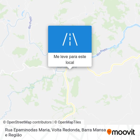 Rua Epaminodas Maria mapa