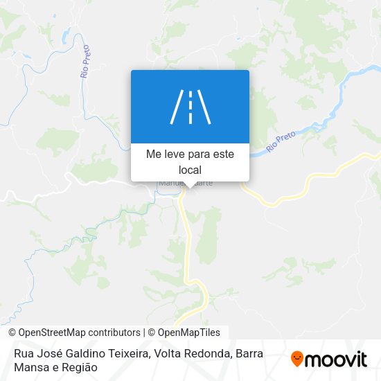 Rua José Galdino Teixeira mapa