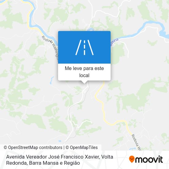 Avenida Vereador José Francisco Xavier mapa