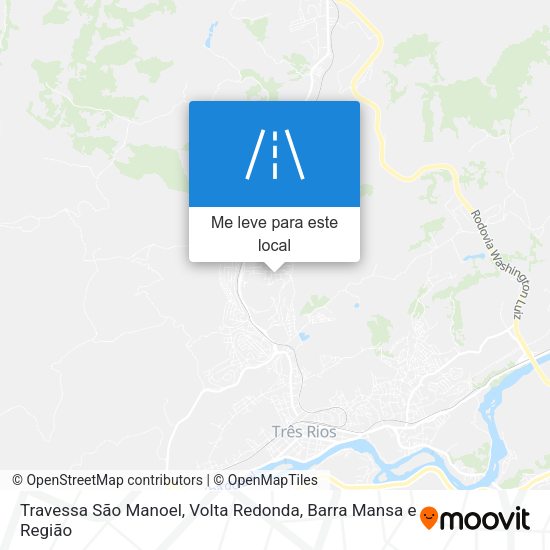 Travessa São Manoel mapa