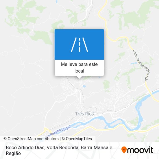 Beco Arlindo Dias mapa