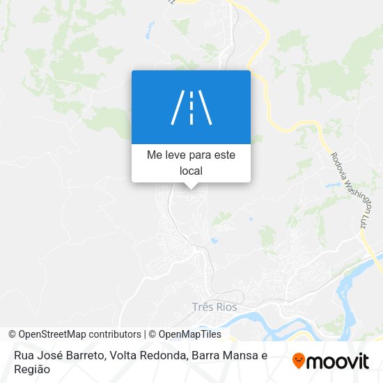 Rua José Barreto mapa