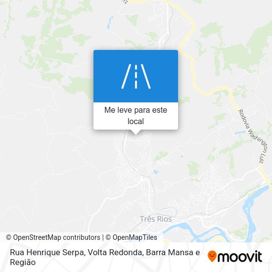 Rua Henrique Serpa mapa