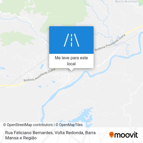 Rua Feliciano Bernardes mapa