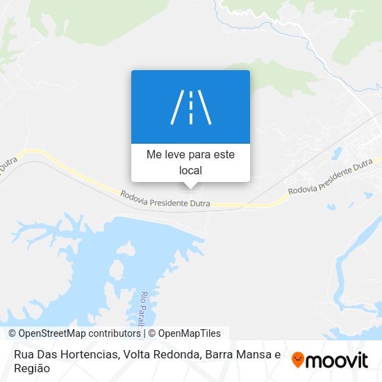Rua Das Hortencias mapa