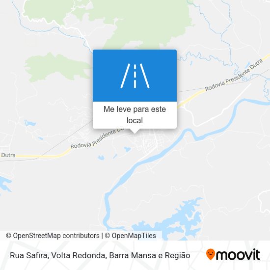 Rua Safira mapa