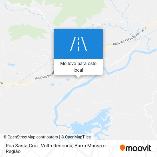 Rua Santa Cruz mapa