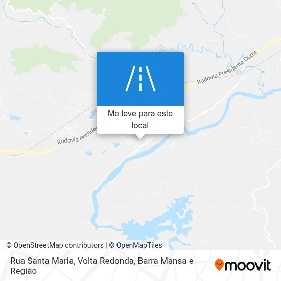 Rua Santa Maria mapa