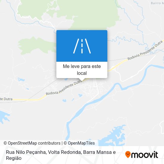 Rua Nilo Peçanha mapa