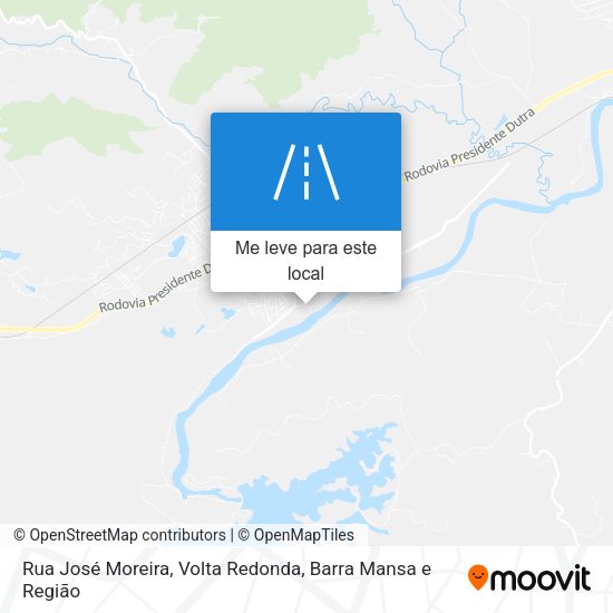Rua José Moreira mapa