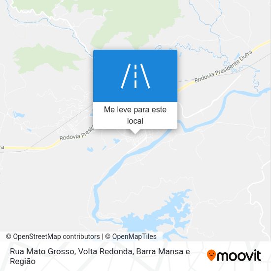 Rua Mato Grosso mapa