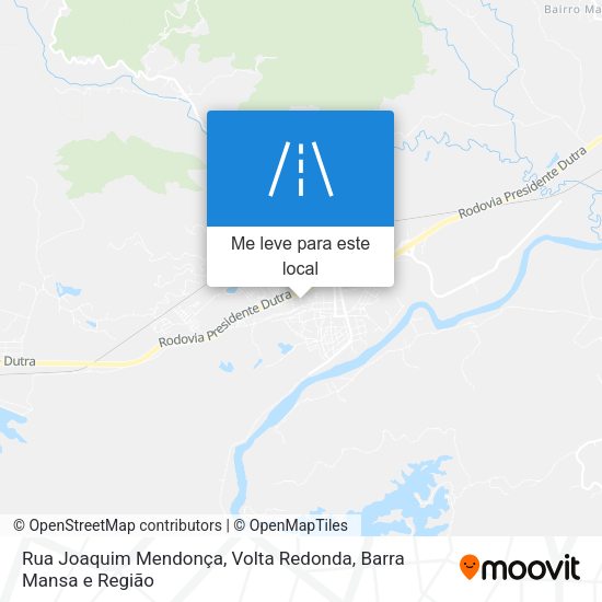 Rua Joaquim Mendonça mapa