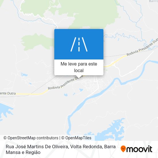 Rua José Martins De Oliveira mapa