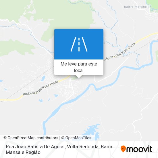 Rua João Batista De Aguiar mapa
