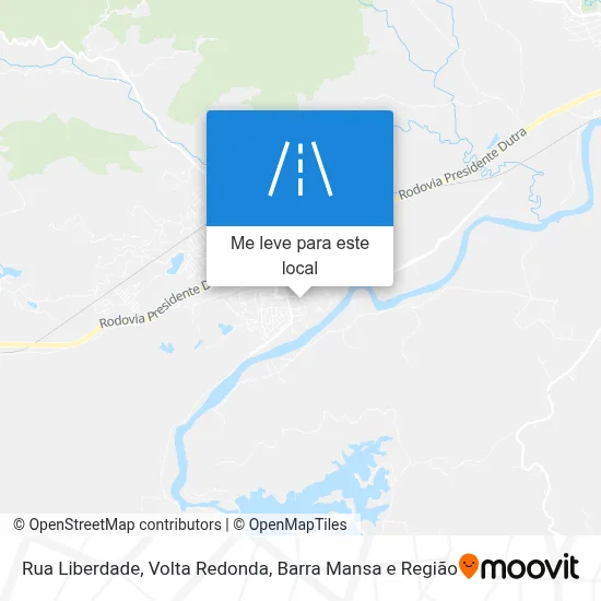 Rua Liberdade mapa