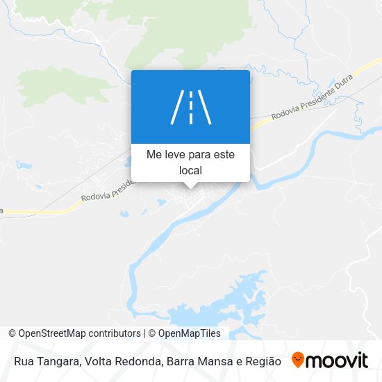 Rua Tangara mapa