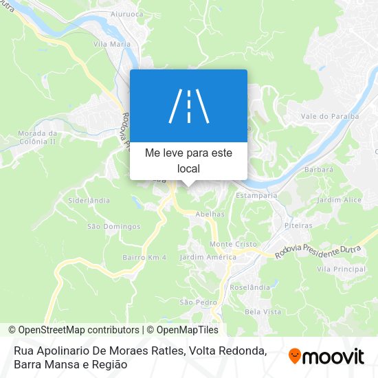 Rua Apolinario De Moraes Ratles mapa