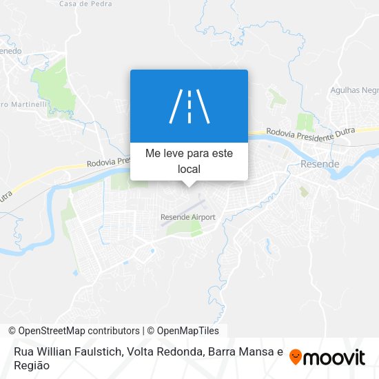 Rua Willian Faulstich mapa