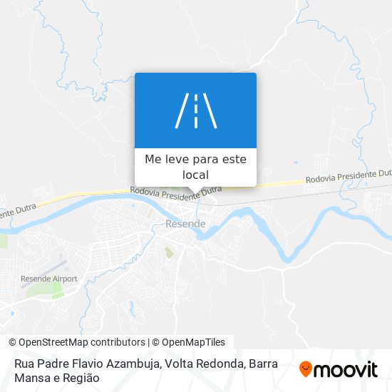 Rua Padre Flavio Azambuja mapa