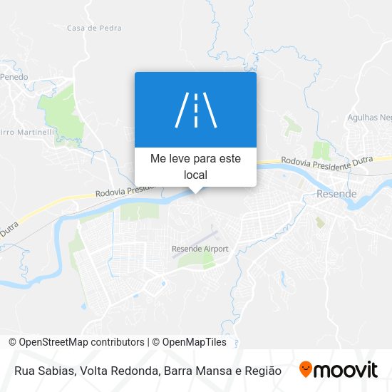Rua Sabias mapa