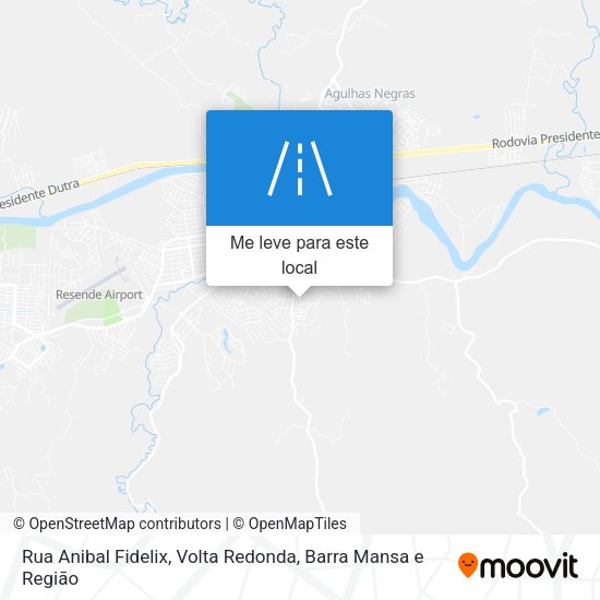 Rua Anibal Fidelix mapa