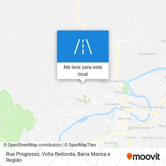 Rua Progresso mapa