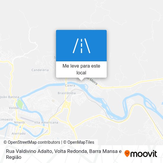 Rua Valdivino Adalto mapa