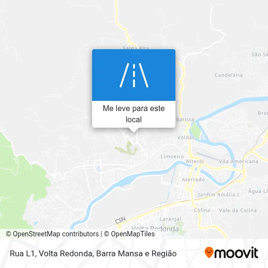 Rua L1 mapa