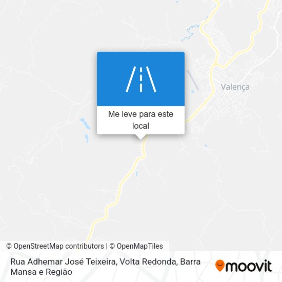 Rua Adhemar José Teixeira mapa
